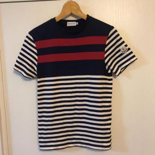 高品質の激安 一度着用のみ❤️モンクレール メンズ ボーダーTシャツ