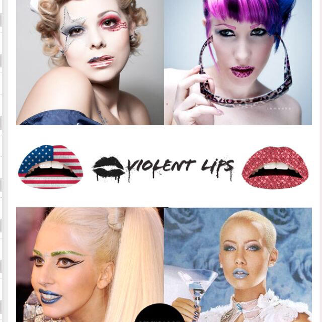 Violent Lips コスメ/美容のベースメイク/化粧品(その他)の商品写真