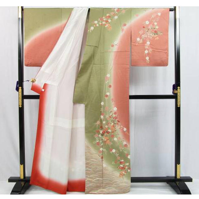 税込) 正絹訪問着 暈し 落款あり 刺繍 吉澤友禅 着物 - aespeciaria.com.br