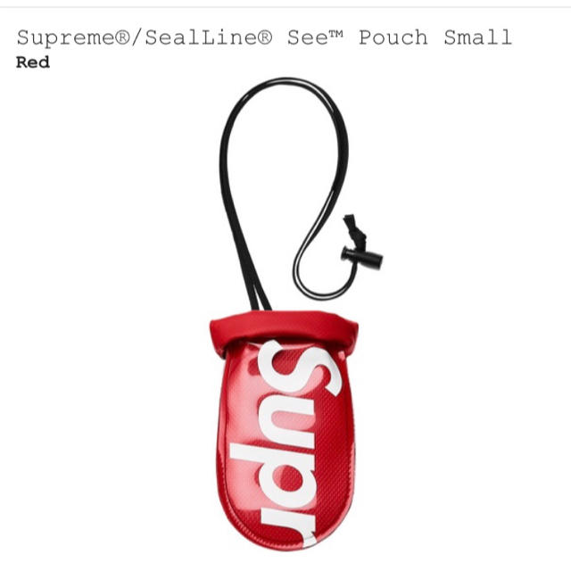 最安‼️送料込み Supreme  Pouch Red S