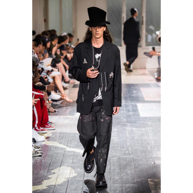 Yohji Yamamoto(ヨウジヤマモト)のYohji yamamoto 18ss コットンペイントパンツ メンズのパンツ(ペインターパンツ)の商品写真