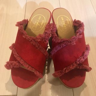 ダブルクローゼット(w closet)のクロスサンダル 2500円→2200円   20日までお値下げです(サンダル)