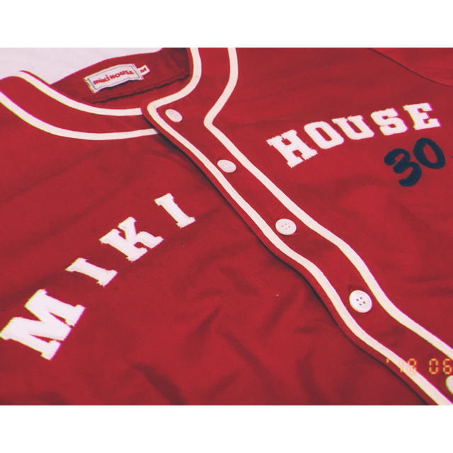 mikihouse(ミキハウス)のMIKI HOUSE ミキハウス ベースボールシャツ レディースのトップス(Tシャツ(半袖/袖なし))の商品写真