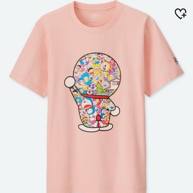 UNIQLO(ユニクロ)のユニクロ ドラえもん Tシャツ ピンク XL 大人気 コラボ 激レア  メンズのトップス(Tシャツ/カットソー(半袖/袖なし))の商品写真