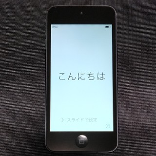 アップル(Apple)の美品　APPLE iPod touch 32GB ブラック&スレート(ポータブルプレーヤー)