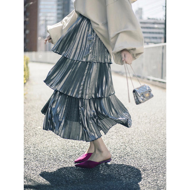 お値下げ♡PLEATS TIERED SKIRT