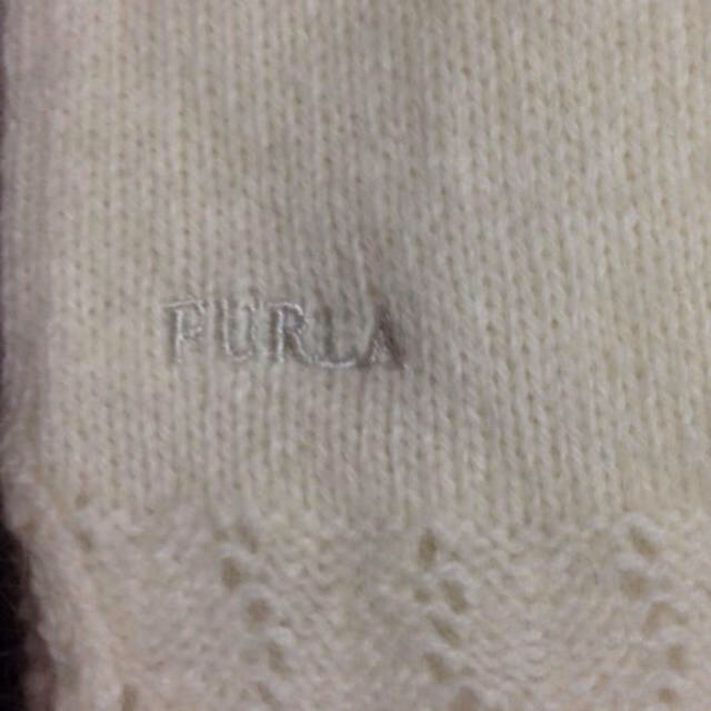 Furla(フルラ)のFURLAホワイトニット手袋♡ レディースのファッション小物(手袋)の商品写真