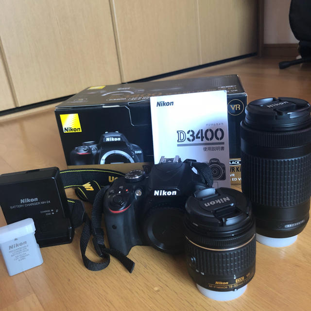 Nikon D3400 ダブルズームキット BLACK-