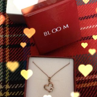 ブルーム(BLOOM)のbloom ハートネックレス 値下げ♡(ネックレス)