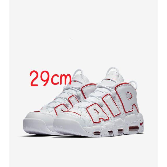 NIKE(ナイキ)の29cm NIKE AIR MORE UPTEMPO ホワイト レッド モアテン メンズの靴/シューズ(スニーカー)の商品写真