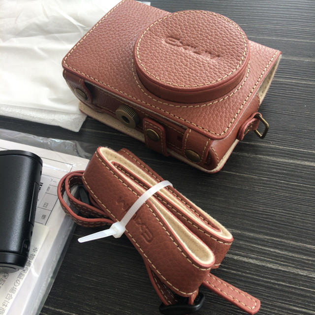 CASIO - CASIO ZR4100 本革 ブラウン カメラケースの通販 by CASIO - CASIO ZR4100 本革 ブラウン カメラケースの通販 by