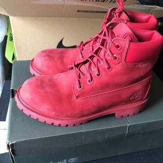 ティンバーランド(Timberland)のTIMBERLAND 6インチ ウォータープルーフ ブーツ オールレッド23cm(ブーツ)