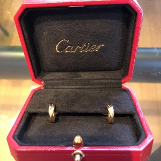 カルティエ(Cartier)のカルティエ トリニティ−  スリ-カラ−ゴールド。(ピアス)