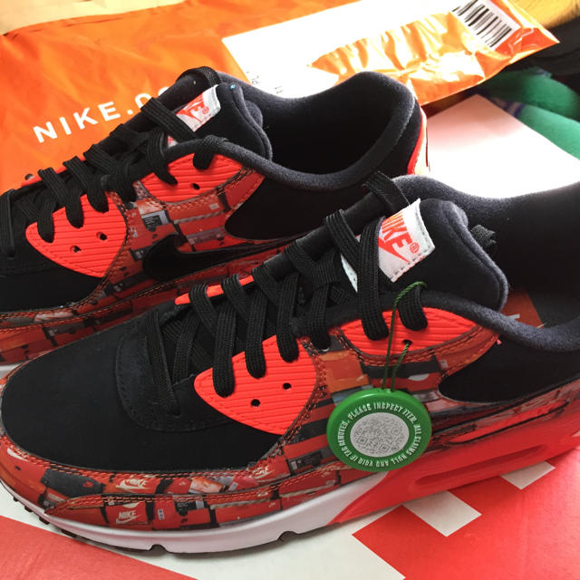 NIKE(ナイキ)の☆ATMOS NIKE AIR MAX90 WE LOVE NIKE☆ メンズの靴/シューズ(スニーカー)の商品写真