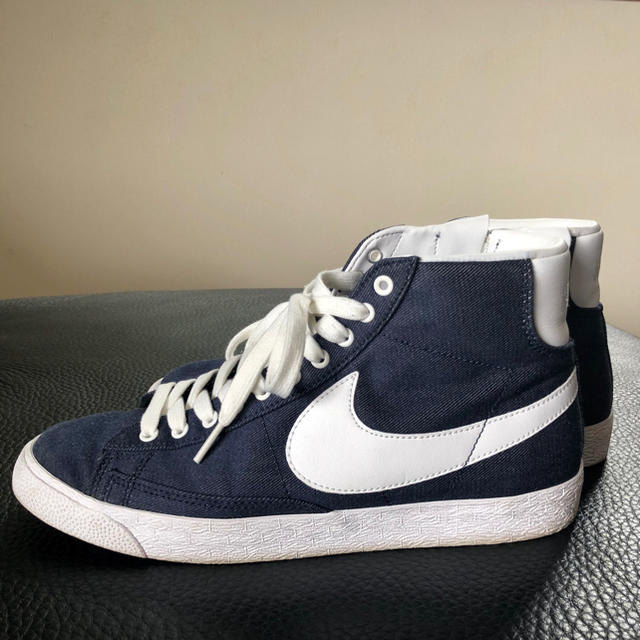 NIKE(ナイキ)のNIKE ID メンズハイカットデニム地 27.5cm メンズの靴/シューズ(スニーカー)の商品写真