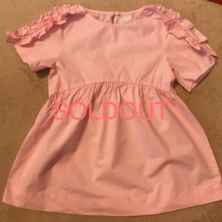 ザラキッズ(ZARA KIDS)のZara Girls 104 ピンクトップス(Tシャツ/カットソー)