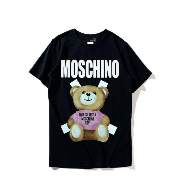 MOSCHINO(モスキーノ)のLOVE MOSCHINO ラブ モスキーノ Tシャツ カットソー ブラック　M レディースのトップス(Tシャツ(半袖/袖なし))の商品写真