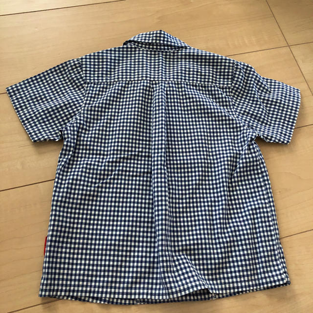 mikihouse(ミキハウス)のミキハウス ギンガムチェックシャツ 80 キッズ/ベビー/マタニティのベビー服(~85cm)(シャツ/カットソー)の商品写真