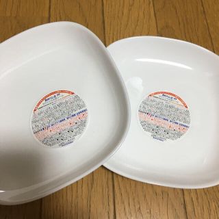 ヤマザキセイパン(山崎製パン)の山崎パン❤️春のパンまつり●スクエアディッシュ2枚(食器)