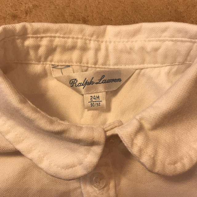 Ralph Lauren(ラルフローレン)のラルフローレン 90 パフスリーブシャツ キッズ/ベビー/マタニティのキッズ服女の子用(90cm~)(ブラウス)の商品写真