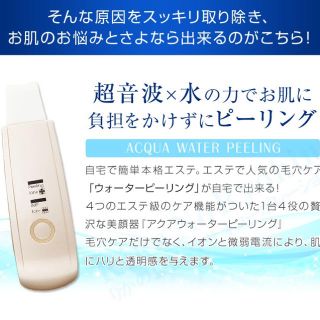 ★イーボル★アクアウォーターピーリング シャンパンゴールド(その他)