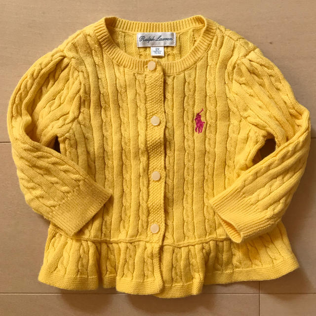 Ralph Lauren(ラルフローレン)のラルフローレン 6M/70 カーディガン キッズ/ベビー/マタニティのベビー服(~85cm)(カーディガン/ボレロ)の商品写真