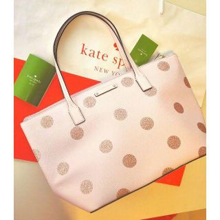 ケイトスペードニューヨーク(kate spade new york)の★★★★★★交渉中★★★★★★★ケイトスペード春夏ピンク水玉ドットハンドバッグ(ハンドバッグ)