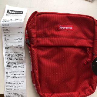 シュプリーム(Supreme)のSupreme 18ss ショルダーバッグ 赤(ショルダーバッグ)