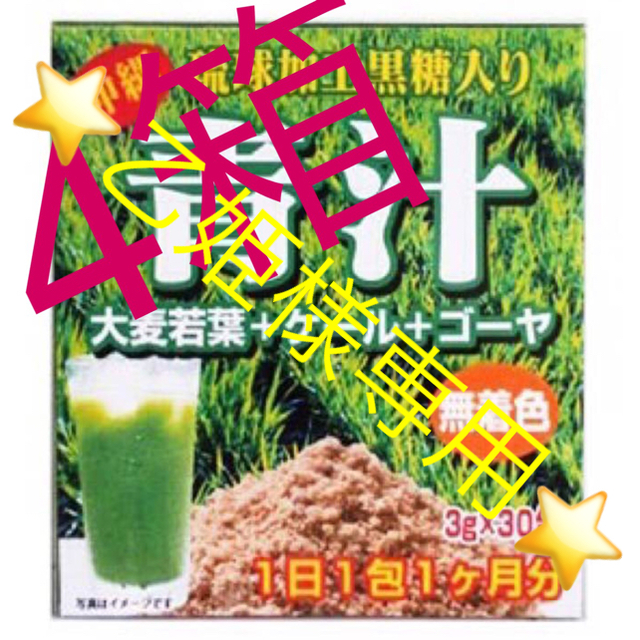 乙姫様⭐️ 送料込⭐️青汁 4箱120包 野菜不足の方 ゴーヤ 大麦若葉 食品/飲料/酒の健康食品(青汁/ケール加工食品)の商品写真