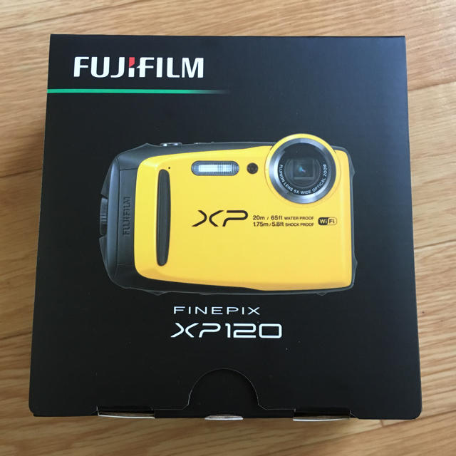 FUJIFILM デジタルカメラ イエロー 防水 FX-XP120Y 新品保証付
