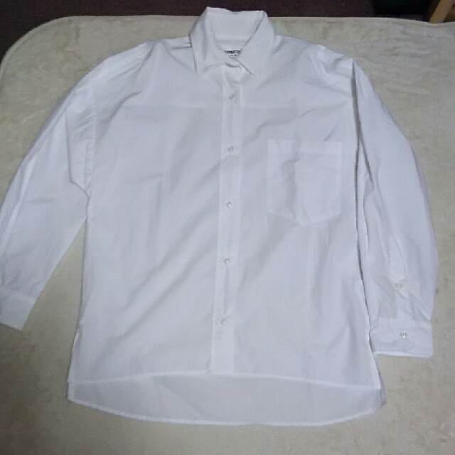 白サイズアパルトモンドゥーズィエムクラス☆ワイヤー入りシワ加工のビッグシャツ