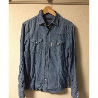 ブルーブルー(BLUE BLUE)の【良品】BlueBlue シャンブレーシャツ(シャツ)