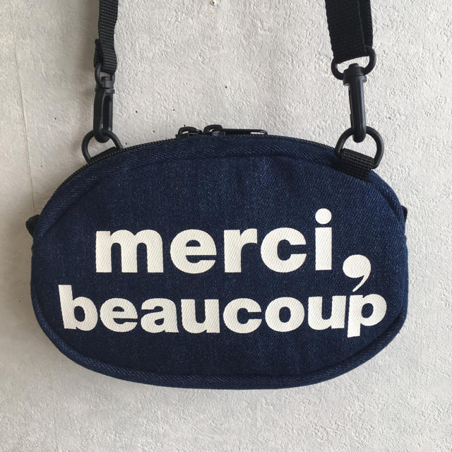 mercibeaucoup(メルシーボークー)のmercibeaucoup デニポシェ ネイビー レディースのバッグ(ショルダーバッグ)の商品写真