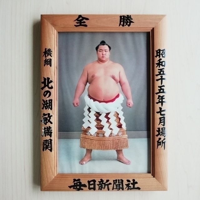 大相撲優勝額 北の湖の通販 by Hana |ラクマ