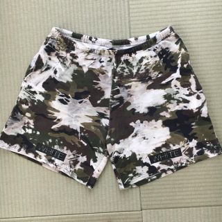 オフホワイト(OFF-WHITE)のたん様専用 off-whiteカモフラージュスウェットパンツXL(ショートパンツ)