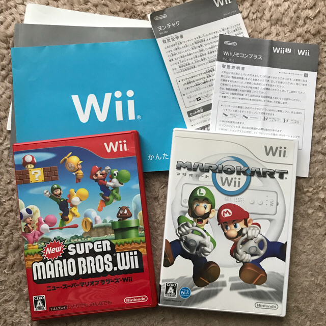 Wii(ウィー)の超お買い得！ ニンテンドーWii本体とソフトまとめ売り エンタメ/ホビーのゲームソフト/ゲーム機本体(家庭用ゲーム機本体)の商品写真