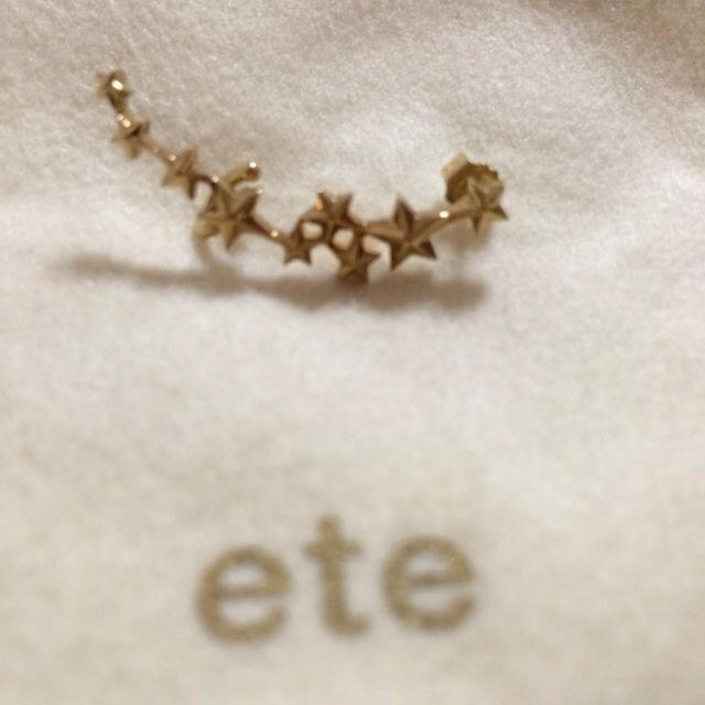 ete(エテ)のete  星ピアス 925sv レディースのアクセサリー(ピアス)の商品写真