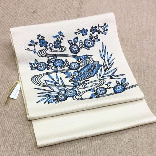 新品 安里びんがた工房 沖縄県伝統工芸品 本場琉球紅型 藍型 九寸