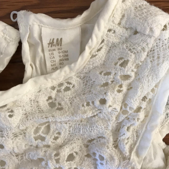 H&M(エイチアンドエム)のさきんちょ様専用 ベビードレス♡結婚式などに キッズ/ベビー/マタニティのベビー服(~85cm)(セレモニードレス/スーツ)の商品写真