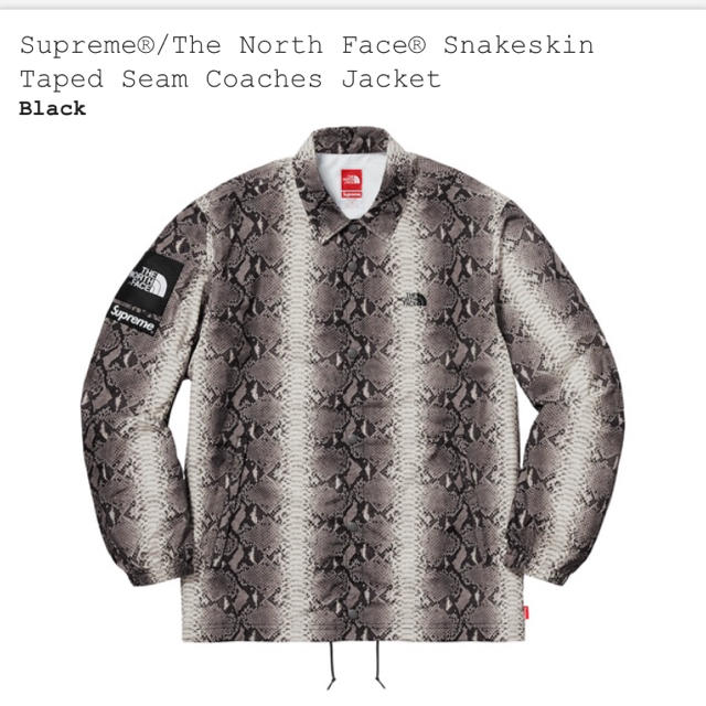 supreme north face コーチジャケット M 黒