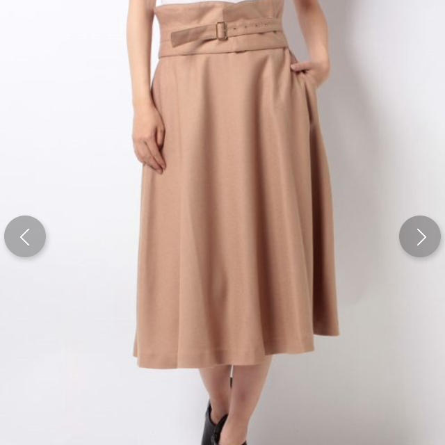 STRAWBERRY-FIELDS - 新品 ストロベリーフィールズ スカート 定価17280円 グレーはラスト1点です ひざ丈スカート 愛用
