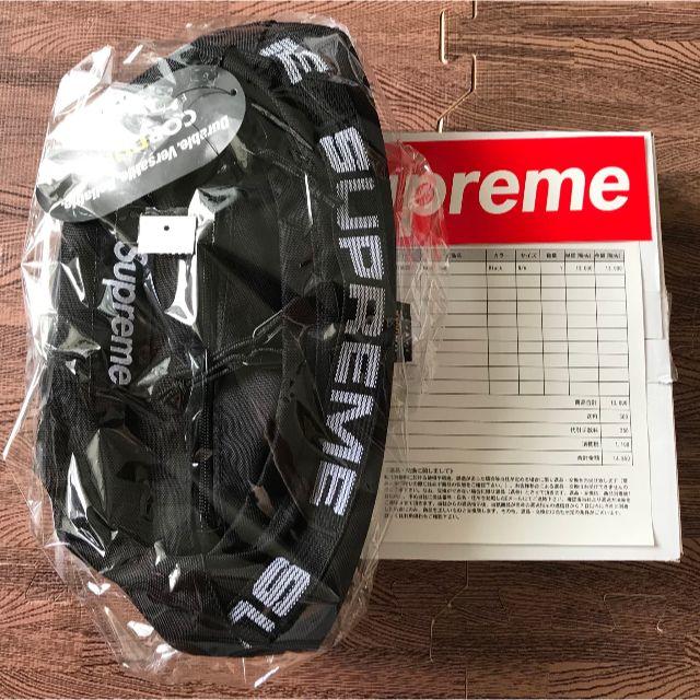 国内正規品　18SS Supreme　Waist Bag BlackWaistBagカラー