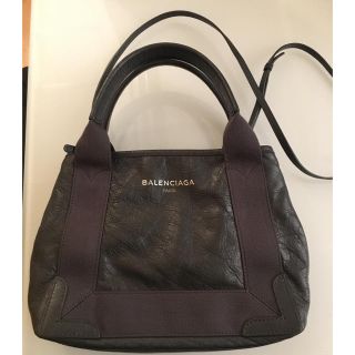 バレンシアガバッグ(BALENCIAGA BAG)のバレンシアガ ネイビーカバ xs(ショルダーバッグ)