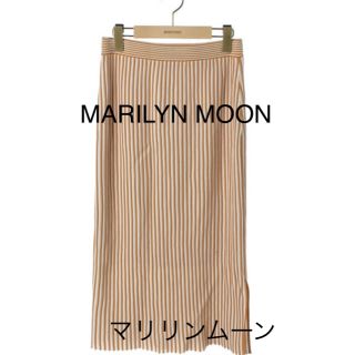 マリリンムーン(MARILYN MOON)の【ako様専用】MARILYN MOONストライプ★マキシ丈スカート(ひざ丈スカート)