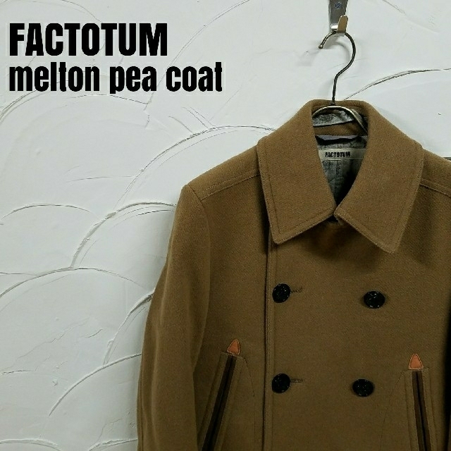 FACTOTUM(ファクトタム)のFACTOTUM/ファクトタム  メルトン ショート Pコート メンズのジャケット/アウター(ピーコート)の商品写真