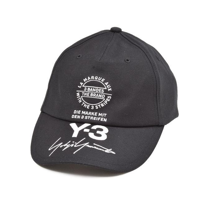 Y-3(ワイスリー)のY-3  ヨウジ ヤマモト STREET ブラックキャップ CY3538  メンズの帽子(キャップ)の商品写真