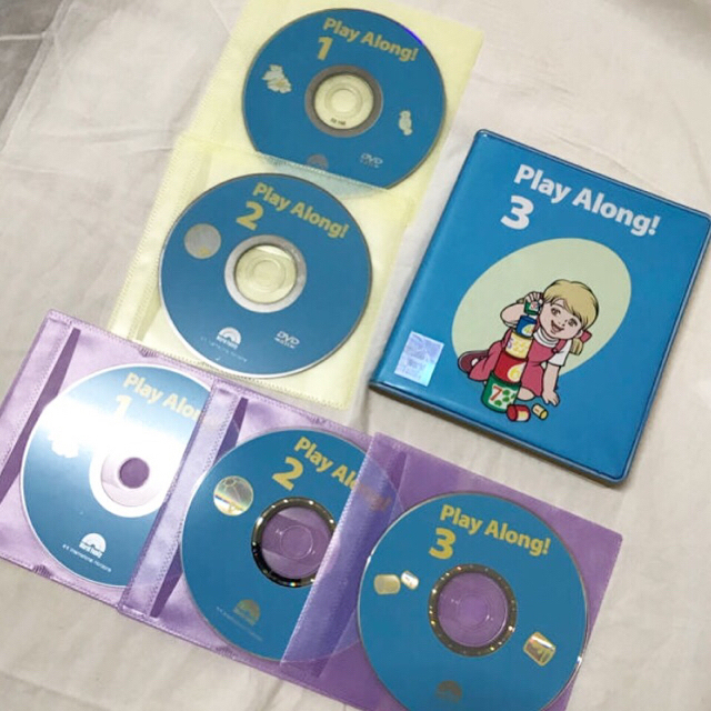 Disney(ディズニー)のディズニー 英語システム Play Along! DVD&CD 6枚セット エンタメ/ホビーのDVD/ブルーレイ(キッズ/ファミリー)の商品写真