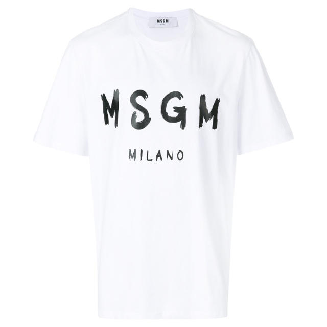 希少white✨MSGM 定番 ロゴプリントTシャツ 正規 新品 タグ付き✨