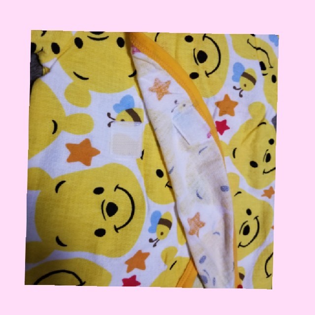 Disney(ディズニー)の☆プーさん　カバーオール☆ キッズ/ベビー/マタニティのベビー服(~85cm)(カバーオール)の商品写真