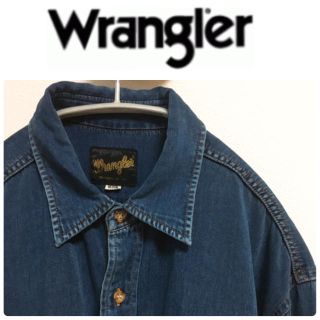 ラングラー(Wrangler)のラングラー デニムシャツ シャツ デニム生地 ヴィンテージ ダンガリーシャツ(シャツ)